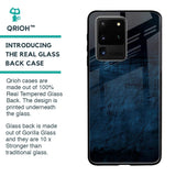 Dark Blue Grunge Glass Case for Samsung Galaxy S20 Ultra