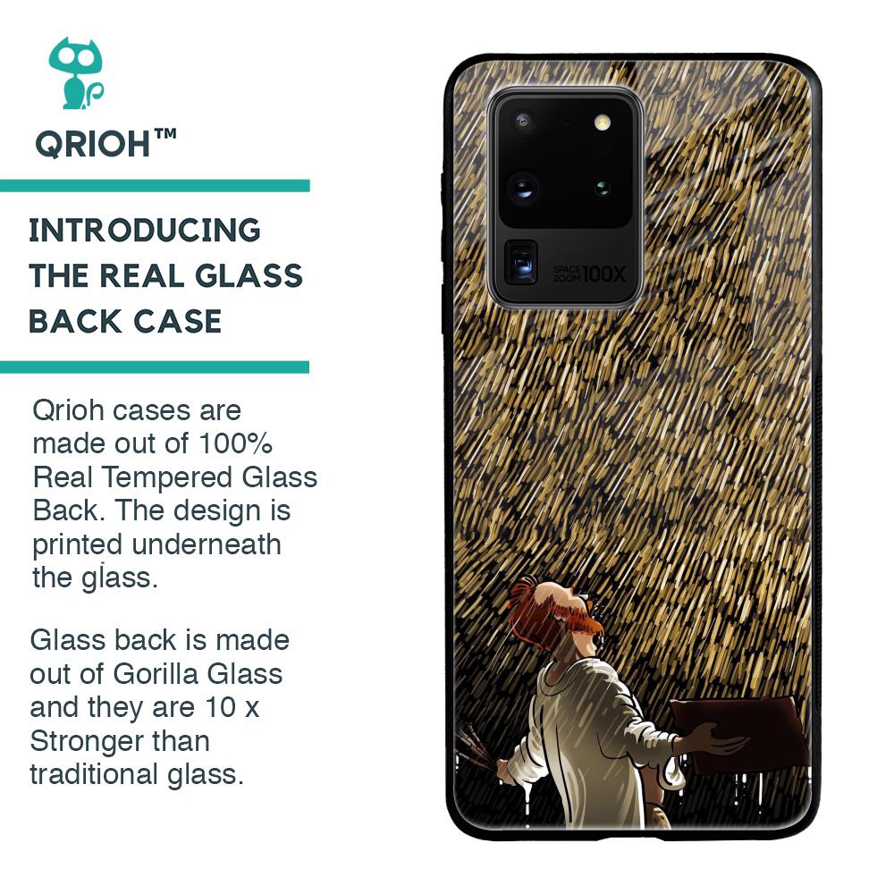 Rain Festival Glass Case for Samsung Galaxy S20 Ultra
