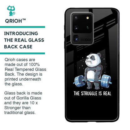 Real Struggle Glass Case for Samsung Galaxy S20 Ultra