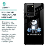 Real Struggle Glass Case for Samsung Galaxy S20 Ultra