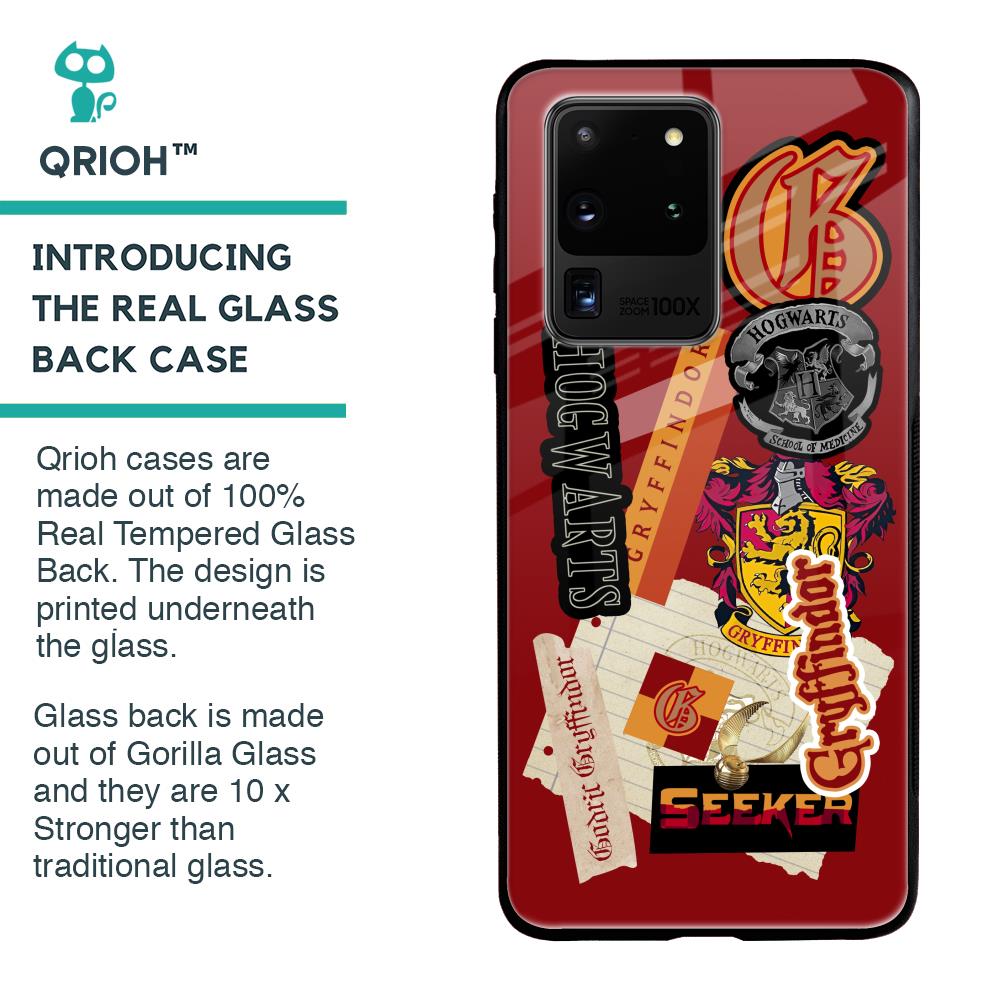 Gryffindor Glass Case for Samsung Galaxy S20 Ultra