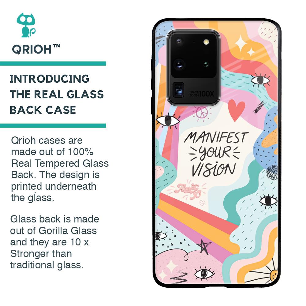 Vision Manifest Glass Case for Samsung Galaxy S20 Ultra