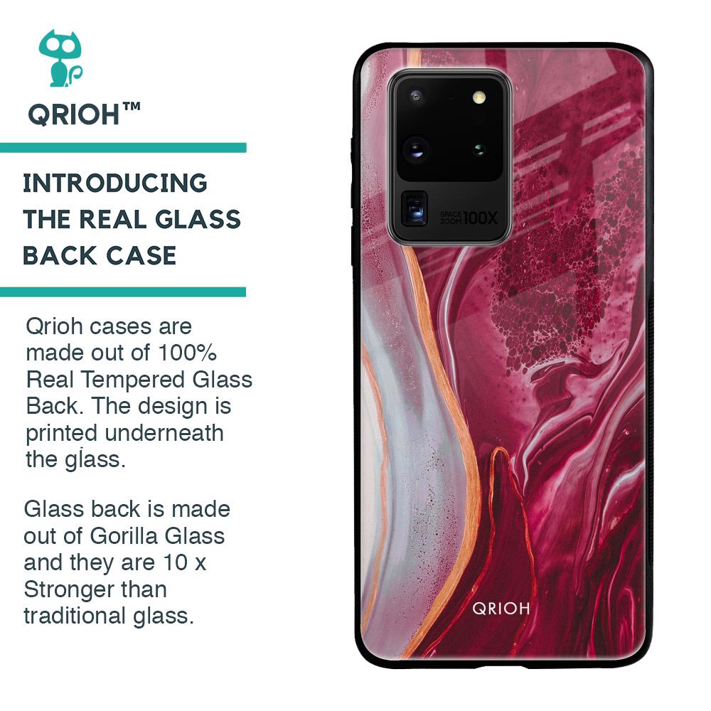 Crimson Ruby Glass Case for Samsung Galaxy S20 Ultra