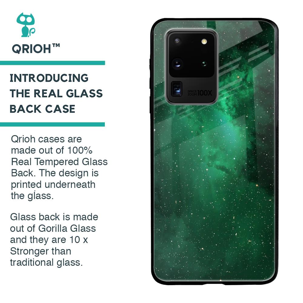 Emerald Firefly Glass Case For Samsung Galaxy S20 Ultra
