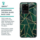 Abstract Green Glass Case For Samsung Galaxy S20 Ultra