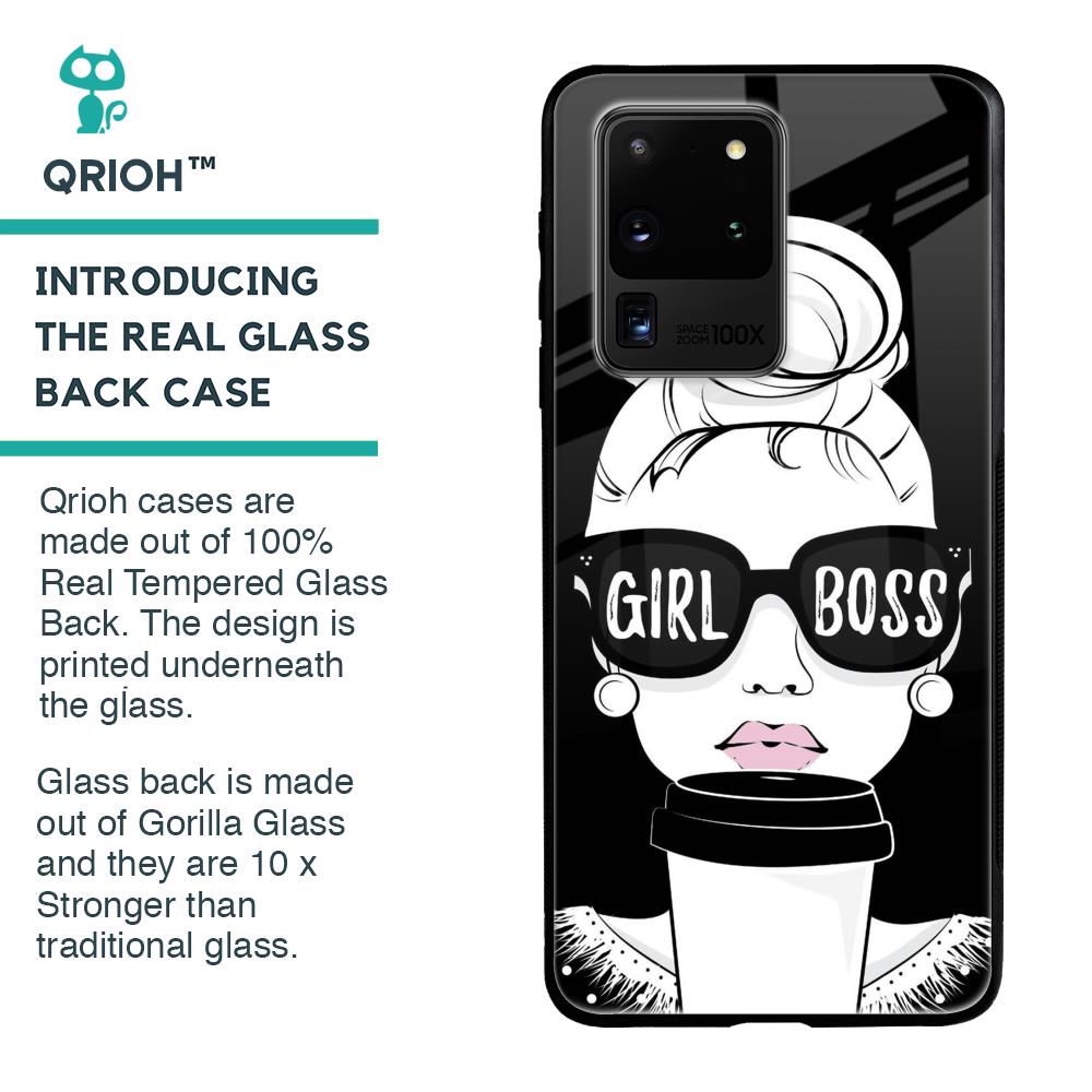 Girl Boss Glass Case For Samsung Galaxy S20 Ultra