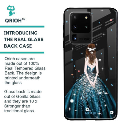 Queen Of Fashion Glass Case for Samsung Galaxy S20 Ultra