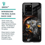 Aggressive Lion Glass Case for Samsung Galaxy S20 Ultra