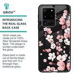 Black Cherry Blossom Glass Case for Samsung Galaxy S20 Ultra