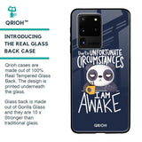 Struggling Panda Glass Case for Samsung Galaxy S20 Ultra