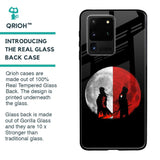 Anime Red Moon Glass Case for Samsung Galaxy S20 Ultra