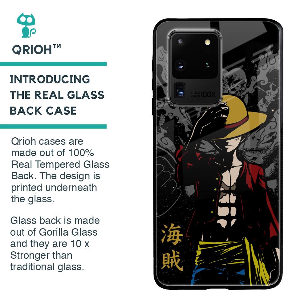 Dark Luffy Glass Case for Samsung Galaxy S20 Ultra