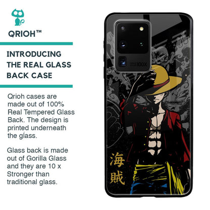 Dark Luffy Glass Case for Samsung Galaxy S20 Ultra