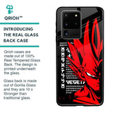 Red Vegeta Glass Case for Samsung Galaxy S20 Ultra