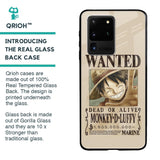 Luffy Wanted Glass Case for Samsung Galaxy S20 Ultra