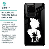 Monochrome Goku Glass Case for Samsung Galaxy S20 Ultra