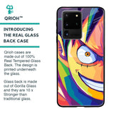 Monkey Wpap Pop Art Glass Case for Samsung Galaxy S20 Ultra