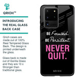 Be Focused Glass case for Samsung Galaxy S20 Ultra