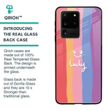 Lucky Abstract Glass Case for Samsung Galaxy S20 Ultra