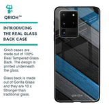 Multicolor Wooden Effect Glass Case for Samsung Galaxy S20 Ultra