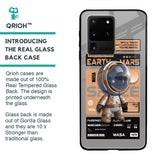 Space Ticket Glass Case for Samsung Galaxy S20 Ultra