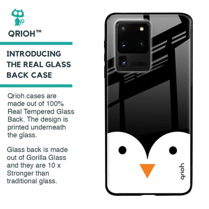 Cute Penguin Glass Case for Samsung Galaxy S20 Ultra