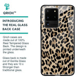 Leopard Seamless Glass Case For Samsung Galaxy S20 Ultra