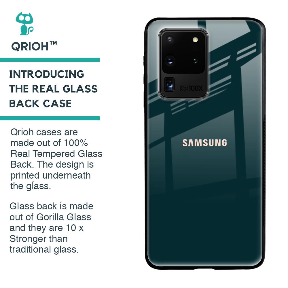 Hunter Green Glass Case For Samsung Galaxy S20 Ultra