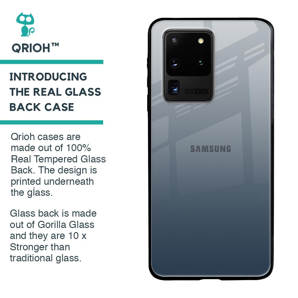 Smokey Grey Color Glass Case For Samsung Galaxy S20 Ultra