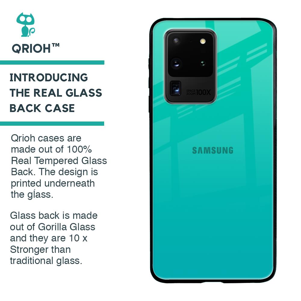 Cuba Blue Glass Case For Samsung Galaxy S20 Ultra