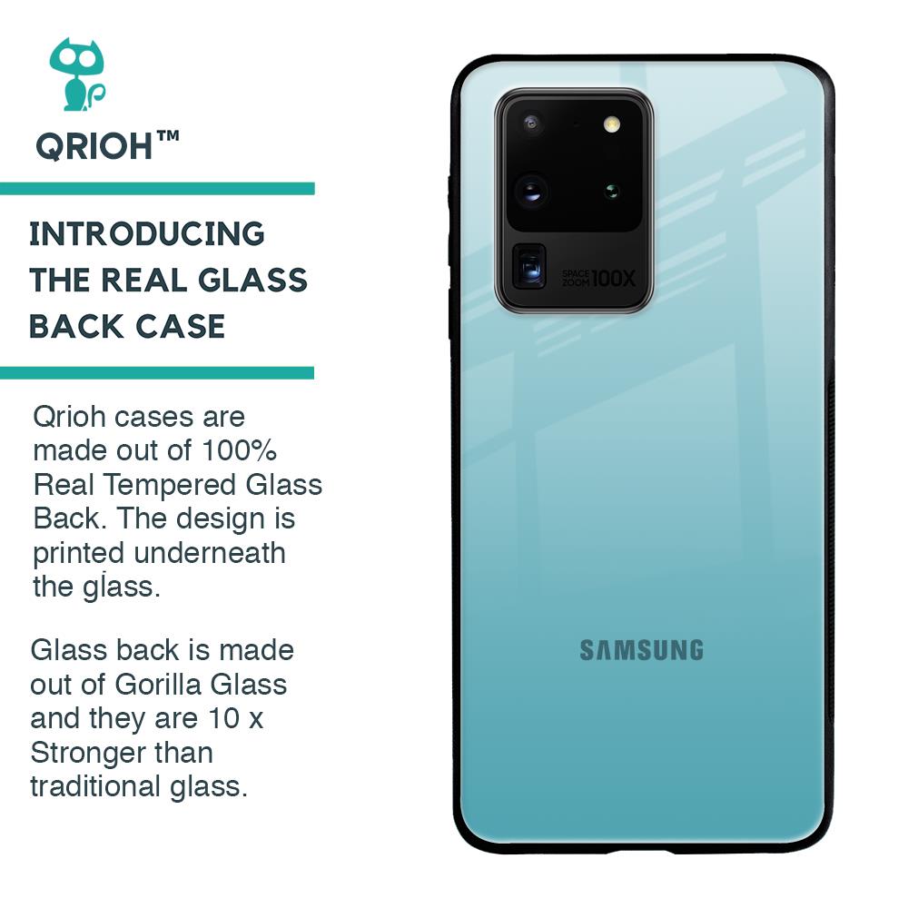 Arctic Blue Glass Case For Samsung Galaxy S20 Ultra