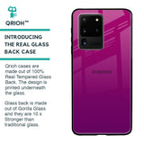 Magenta Gradient Glass Case For Samsung Galaxy S20 Ultra