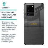 Grey Metallic Glass Case For Samsung Galaxy S20 Ultra