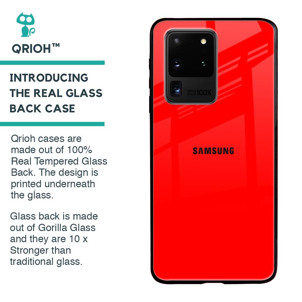 Blood Red Glass Case for Samsung Galaxy S20 Ultra
