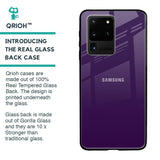Dark Purple Glass Case for Samsung Galaxy S20 Ultra