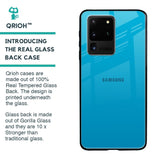 Blue Aqua Glass Case for Samsung Galaxy S20 Ultra