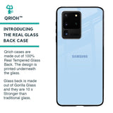 Pastel Sky Blue Glass Case for Samsung Galaxy S20 Ultra