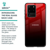 Maroon Faded Glass Case for Samsung Galaxy S20 Ultra