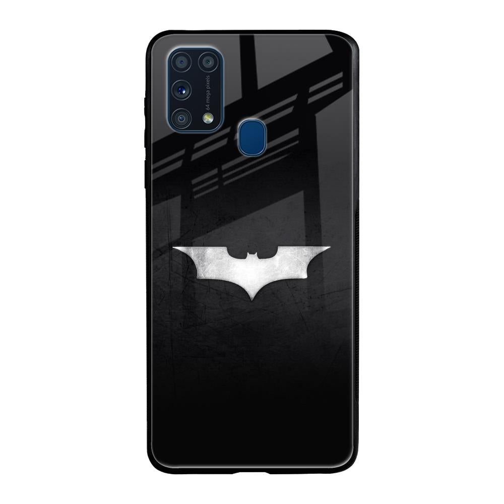 Super Hero Logo Samsung Galaxy M31 Glass Back Cover Online