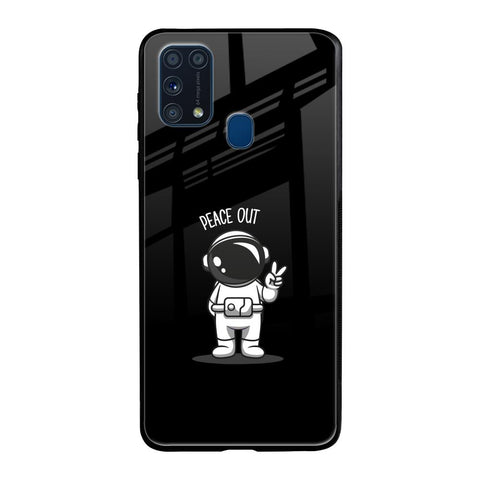 Peace Out Astro Samsung Galaxy M31 Glass Back Cover Online
