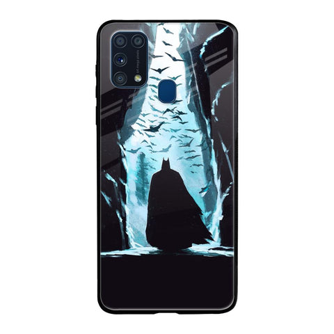 Dark Man In Cave Samsung Galaxy M31 Glass Back Cover Online