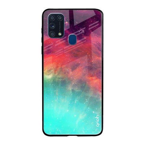 Colorful Aura Samsung Galaxy M31 Glass Back Cover Online