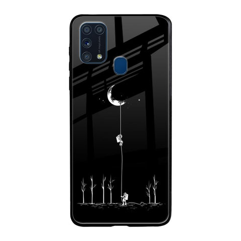 Catch the Moon Samsung Galaxy M31 Glass Back Cover Online