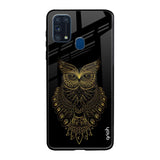 Golden Owl Samsung Galaxy M31 Glass Back Cover Online