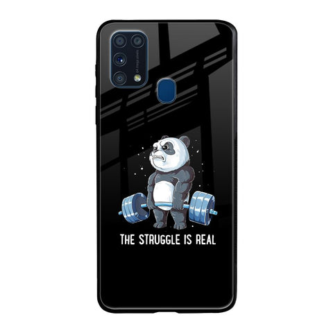 Real Struggle Samsung Galaxy M31 Glass Back Cover Online