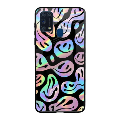 Acid Smile Samsung Galaxy M31 Glass Back Cover Online