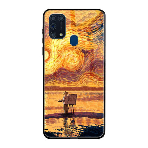 Sunset Vincent Samsung Galaxy M31 Glass Back Cover Online