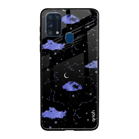 Constellations Samsung Galaxy M31 Glass Back Cover Online