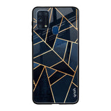 Abstract Tiles Samsung Galaxy M31 Glass Back Cover Online
