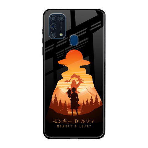 Luffy One Piece Samsung Galaxy M31 Glass Back Cover Online